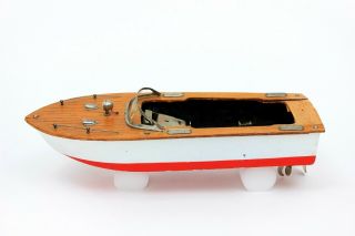 Vintage Fleet Line Sea Babe Motor Boat Wood