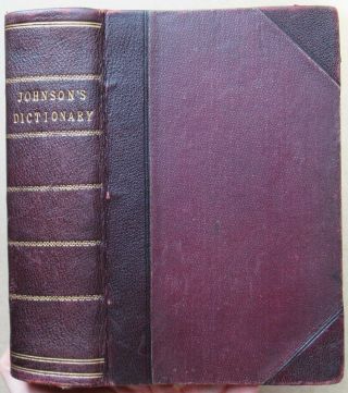Samuel Johnson - A Dictionary Of The English Language - 1794 Uk Hb 10th Edn