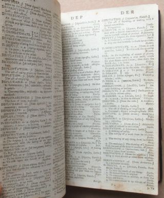 Samuel Johnson - A Dictionary of the English Language - 1794 UK HB 10th edn 6