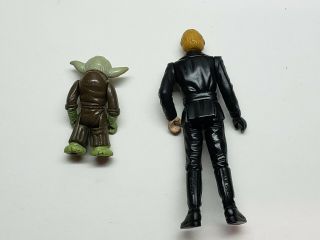 vintage star wars Luke Jedi Knight with Yoda Loose 2