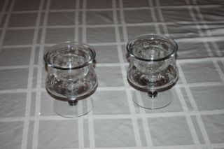Cut Crystal Shrimp Cocktail Glasses,  Vintage Icer With Liner/vintage Set Of 2
