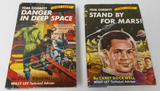 Tom Corbett Space Cadet Stand By For Mars,  Danger In Deep Space Rockwell Hcdj