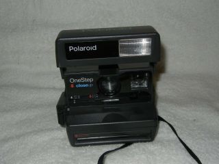 Vintage Polaroid 600 One Step Close Up Instant Film Camera.