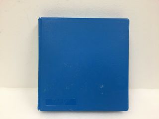 Tandy Vintage Floppy Disk Storage Vtg Blue Computers 80 