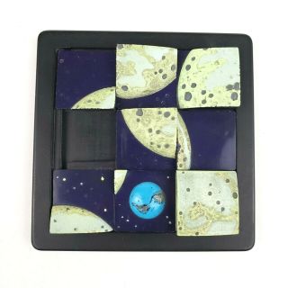 Damert Company • Moon & Earth 3d Slide Puzzle • Vintage 1993