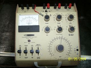 Heathkit Transistor Tester Im - 36 Vintage - -