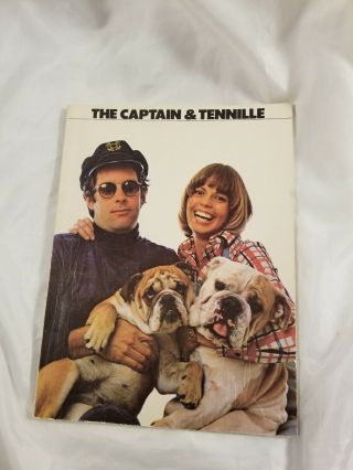 Captain And Tennille Sheet Music Songbook Vintage 1975 Pop Classic Guitar Cords