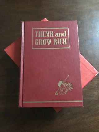 1st Edition Think And Grow Rich By Napoleon Hill 1960 Box Cover