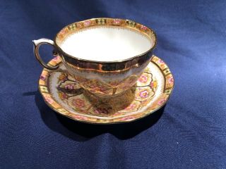 Vintage Royal Albert Bone China “court” Tea Cup And Saucer