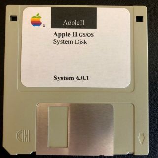 Apple Ii Gs / Os System Disk 6.  0.  1 - Apple Iigs Computers