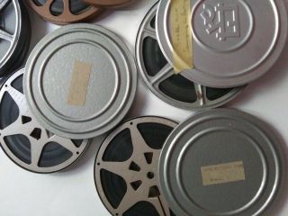 FOUR VINTAGE 8MM 200 FT REELS - 1950 ' S/ 1960 ' S HOME MOVIES INCLUDES TRAVELS 3