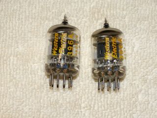 2 - Western Electric 396a (2c51) Tubes D - Getter Very Strong Pair 2 Pair Available