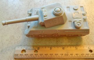 Vintage Marx 54mm Wwii Battleground Desert Fox German Panther Tank Lot7