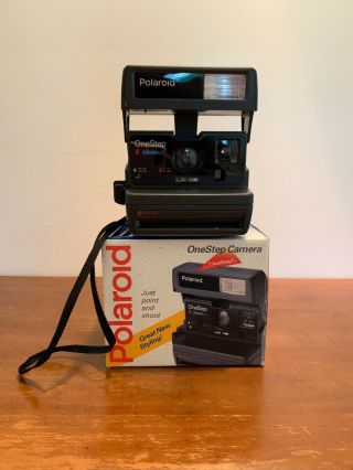Vintage Polaroid One Step Close - Up Instant 600 Film Camera