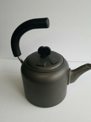 Vintage Calphalon Anodized Aluminum Tea Kettle Pot Made In Ireland Lid Handle