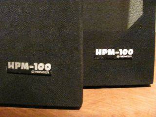 Pioneer HPM 100 Speaker grills. ,  But Usable. 8