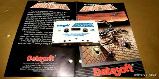Genesis By Datasoft Atari 400,  800,  Xe,  Xegs,  Cassette