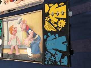 POPEYE THE WEATHERMAN - 1959 Vintage Colorforms from the Golden Age of Television 6