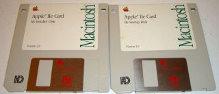 Apple Macintosh Iie Lc Pds Card Version 2.  0 Software Floppy Disks Mac