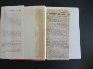 TILL WE HAVE FACES BY C.  S.  LEWIS FROM 1956 1ST EDITION 4
