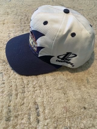 Vintage 90s Denver Nuggets Logo Athletic Sharktooth Snapback Hat Cap 8