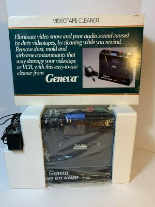 Geneva Pf - 740 Video Tape Cleaner - Open Box &