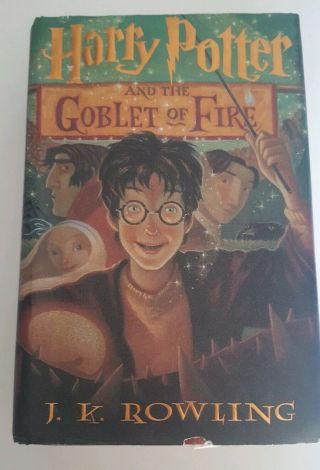 Harry Potter And The Goblet Of Fire True 1st Am Edition Us Ex Libris