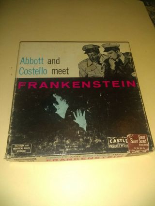 Abbott & Costello Meet Frankenstein B&w Castle Films 8 Mm No.  849