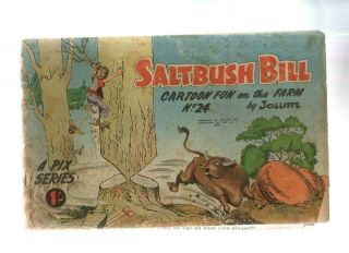 Saltbush Bill By Jolliffe No24 1960 Cartoon Fun On The Farm,  Vintage Australiana