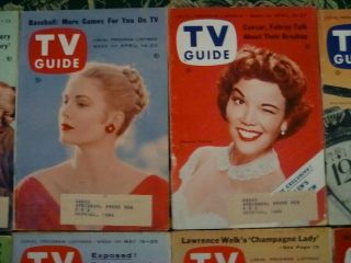 Vintage TV Guides.  All 10 issues from Mar.  31,  1956 through June 8,  1956. 3