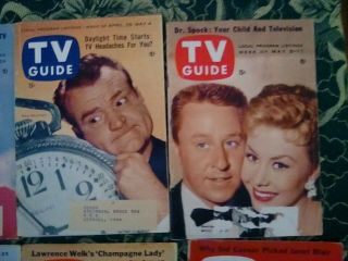 Vintage TV Guides.  All 10 issues from Mar.  31,  1956 through June 8,  1956. 4