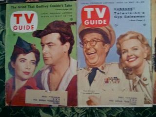 Vintage TV Guides.  All 10 issues from Mar.  31,  1956 through June 8,  1956. 5