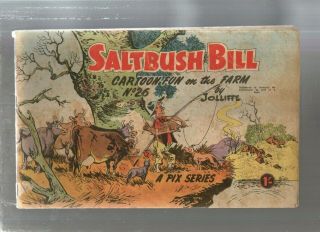 Saltbush Bill By Jolliffe No26 1961 Cartoon Fun On The Farm,  Vintage Australiana