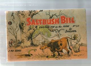 Saltbush Bill By Jolliffe No35 1966 Cartoon Fun On The Farm,  Vintage Australiana