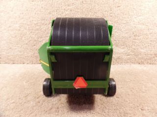 Vintage ERTL 1/16 Scale Diecast John Deere Round Baler Farm Toy With Bale 5