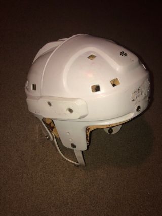 Vintage Cooper Ice Hockey Helmet Sk 2000 White Size 7 1/8 - 7 - 3/4