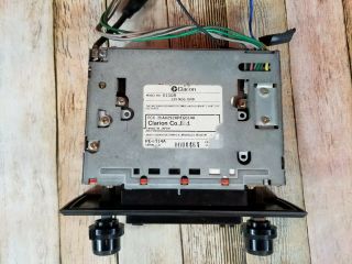 Vintage Clarion 2 Knob Tuner Cassette Tape Deck Car Stereo 6