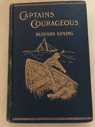 Captains Courageous By Rudyard Kipling First Edition 1897 1st Printing Uk