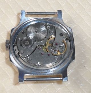 Vintage Russian mechanical hand - winding man ' s watch POBEDA Soviet Union,  USSR 5