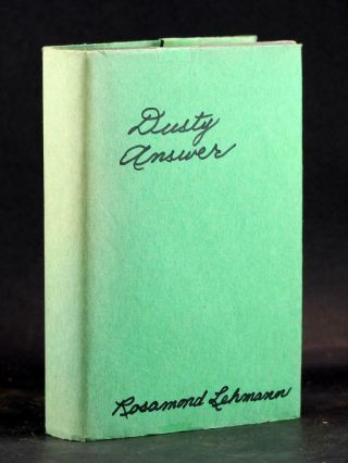 Between the War Lesbian Novel First Edition 1927 Dusty Answer Rosamond Lehmann 4