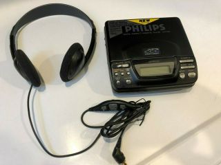 Philips Dcc 130 Portable Digital Compact Cassette Player With Headset