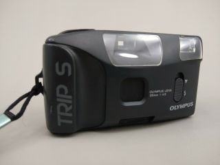 Vintage Olympus Point & Shoot Trip S 35mm Film Camera -