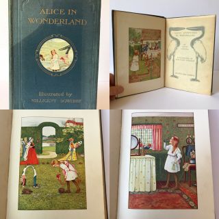 Alice In Wonderland Carroll Millicent Sowerby 1907 Colour Plates Book