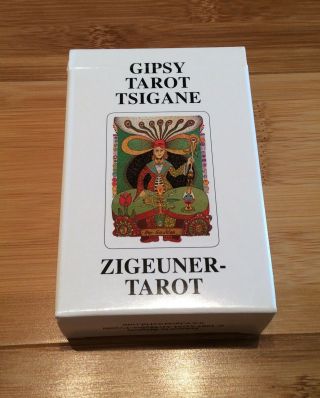 Gipsy Tarot Tsigane Zigeuner Card Deck (gypsy Tarot) By Walter Wegmuller Vintage