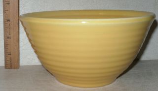 Vintage Bauer California Pottery Yellow Ringware 30 Nesting Mixing 6.  5 " Bowl