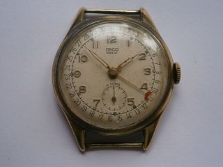 Vintage Gents Day Pointer Wristwatch Osco Mechanical Watch Spares
