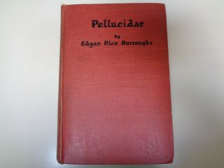 Pellucidar By Edgar Rice Burroughs 1920’s Grosset And Dunlap Erb