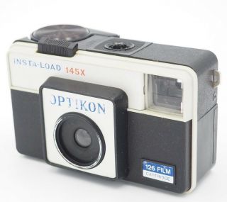 Old Vintage Optikon Insta - Load 145x 126 Film Camera