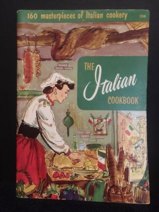 Italian Cookbook Culinary Arts Institute Chicago 1956.  68 Pg,  106 In Set.  Vtg.