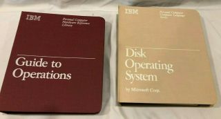 1983 Ibm Personal Computer Hardware Reference Library: Dos,  Guide To Operations